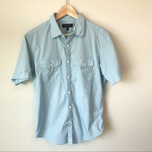 MENs Banana Republic Stretch Button Down Shirt